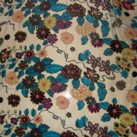 品種優良絲絨爛花印花布